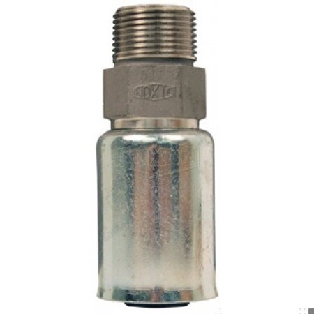 Dixon Holedall Uni-Range Coupling, 1 ID x 1-34/64 to 1-38/64 OD in Nominal, MNPT, Carbon Steel/Stainless, R16P2